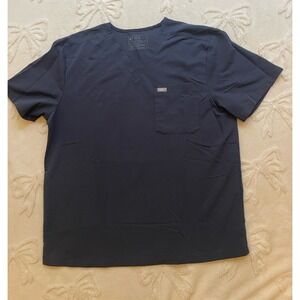 FIGS Scrub Top Men's Technical Collection Night Sky Blue Size Xxl